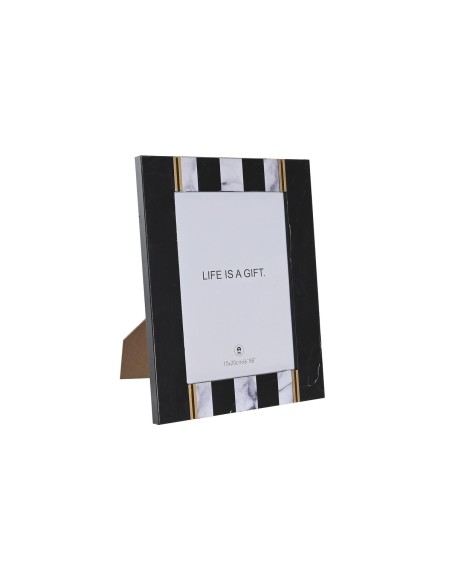 Cadre photo DKD Home Decor Métal Bicolore Bois MDF (20,8 x 1,5 x 25,8 cm)