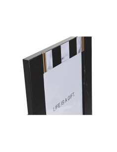 Cadre photo DKD Home Decor Métal Bicolore Bois MDF (20,8 x 1,5 x 25,8 cm) 2