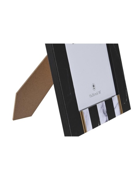 Cadre photo DKD Home Decor Métal Bicolore Bois MDF (20,8 x 1,5 x 25,8 cm)