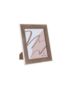 Cadre photo DKD Home Decor Verre Blanc Bois MDF (27,5 x 1,5 x 32,5 cm)