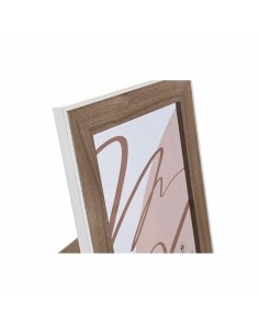 Cadre photo DKD Home Decor Verre Blanc Bois MDF (27,5 x 1,5 x 32,5 cm) 2