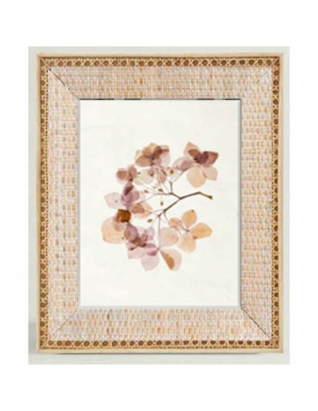 Cadre photo DKD Home Decor Naturel Bois Bois MDF 26,5 x 2 x 32 cm