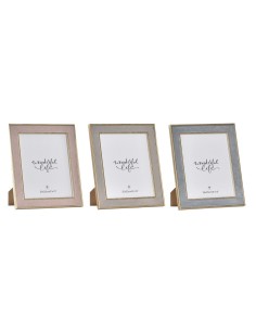 Cadre photo DKD Home Decor Verre Bois MDF (26 x 2 x 31 cm) (3 Unités)