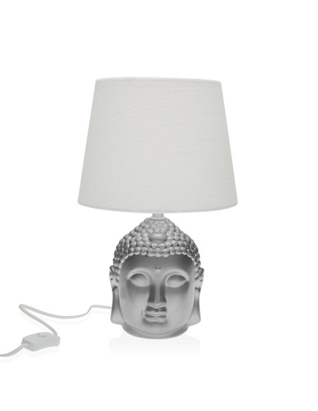Lampe de bureau Versa Argenté Buda Porcelaine (21 x 33 x 21 cm)