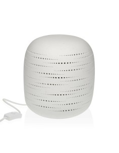 Lampe de bureau Versa Pierre Porcelaine (17 x 19,1 x 17 cm)