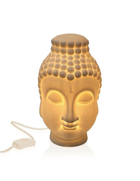 Lampe de bureau Versa Gautama Buda Porcelaine (15 x 25,5 x 15,5 cm)