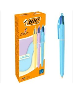 Stylo gel Bic Multicouleur Gâteau 0,32 mm 12 Pièces