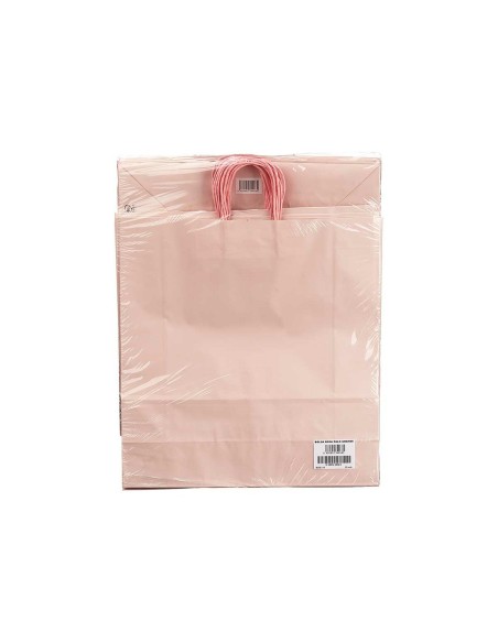 Sac en papier Pincello 34065 Rose 32 X 12 X 50 cm (25 Unités)