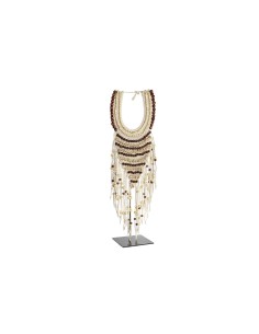 Figurine Décorative DKD Home Decor Collier Fer Coquillages (23,5 x 15 x 70 cm)