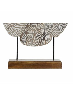 Figurine Décorative DKD Home Decor Blanc Marron Abstrait 40 x 10 x 51 cm 2