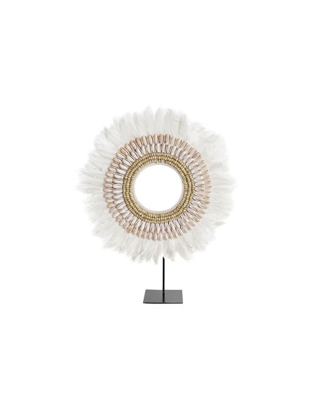 Figurine Décorative DKD Home Decor Fer Plume (50 x 12,5 x 59 cm)