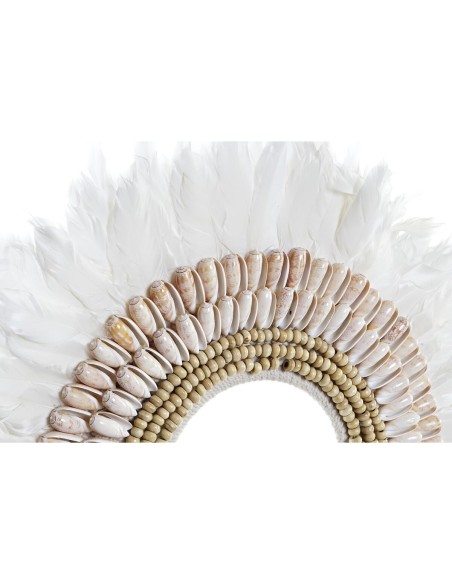 Figurine Décorative DKD Home Decor Fer Plume (50 x 12,5 x 59 cm)