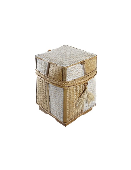 Set de basket DKD Home Decor Naturel 33 x 33 x 40 cm Bambou 32 x 32 x 40 cm Boho