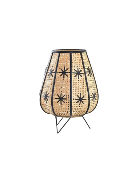 Lampe de bureau DKD Home Decor Noir Métal Marron 220 V 50 W 37 x 37 x 47 cm