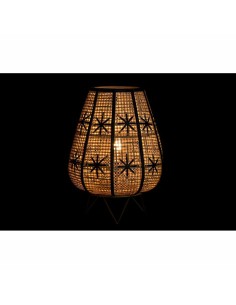 Lampe de bureau DKD Home Decor Noir Métal Marron 220 V 50 W 37 x 37 x 47 cm 2