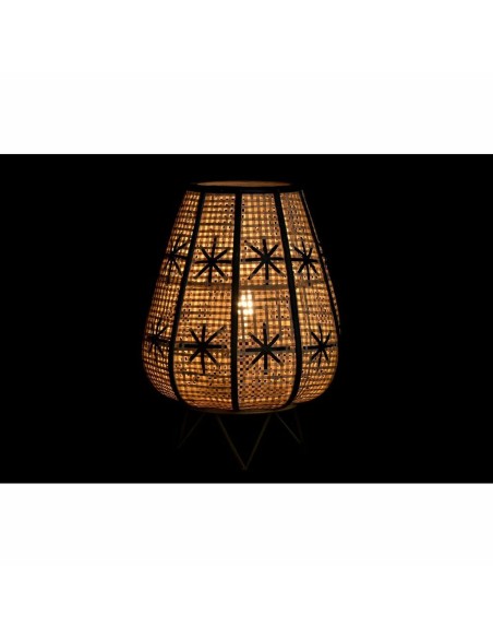 Lampe de bureau DKD Home Decor Noir Métal Marron 220 V 50 W 37 x 37 x 47 cm