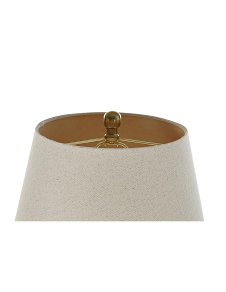 Lampadaire DKD Home Decor Beige Doré Métal Polyester (41 x 41 x 160 cm)