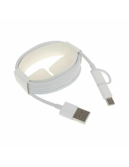 Câble Micro USB Xiaomi Mi 2-in-1 USB Cable (Micro USB to Type C) 100cm Blanc 1 m