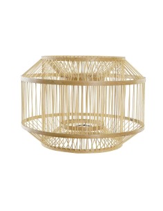 Écran de lampe DKD Home Decor Naturel Bambou 40 x 40 x 28 cm