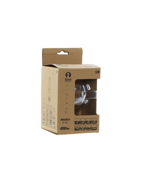 Lampe LED DKD Home Decor E27 A++ 4 W 450 lm Ambre 12,5 x 12,5 x 18 cm