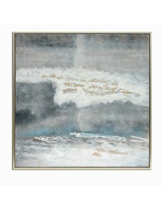Toile DKD Home Decor Abstrait Moderne (131 x 3,8 x 131 cm)