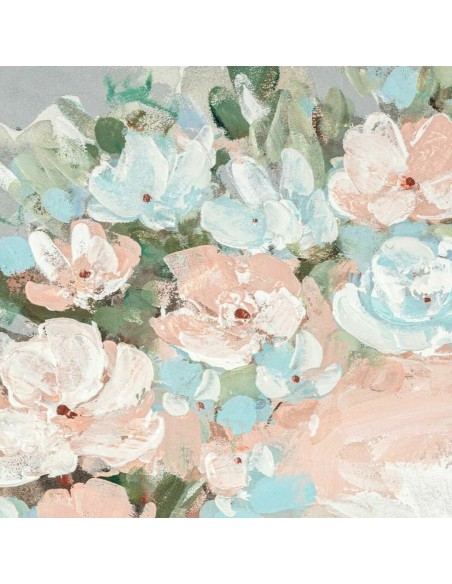 Toile DKD Home Decor Fleurs Moderne 80 x 3,7 x 100 cm (2 Unités)