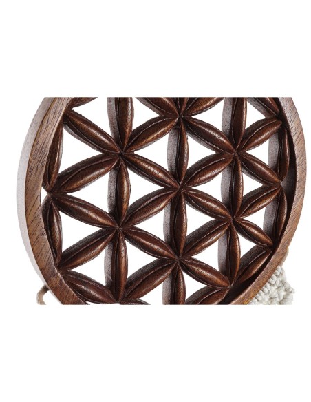 Décoration Suspendue DKD Home Decor 25 x 1 x 93 cm Marron Blanc (2 Unités)