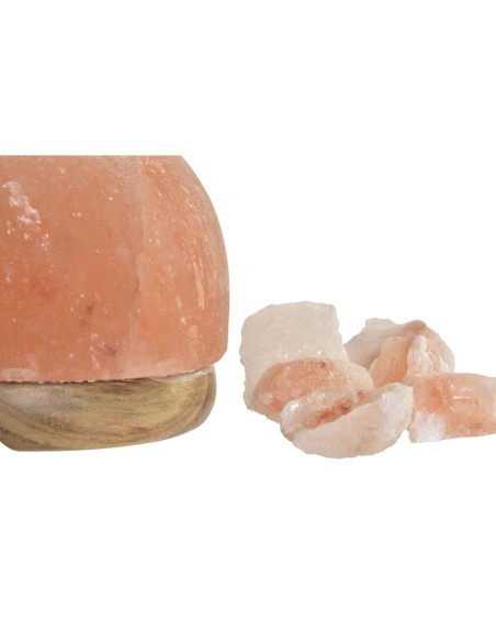 Décoration lumineuse DKD Home Decor Sel Orange 15 W 16 x 16 x 18 cm