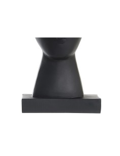 Figurine Décorative DKD Home Decor Visage Noir Doré 14,5 x 10,5 x 27,5 cm (2 Unités) 2
