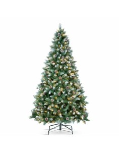 Sapin de Noël DKD Home Decor Vert Métal Polyéthylène 80 x 80 x 150 cm 1 x 1 x 150 cm