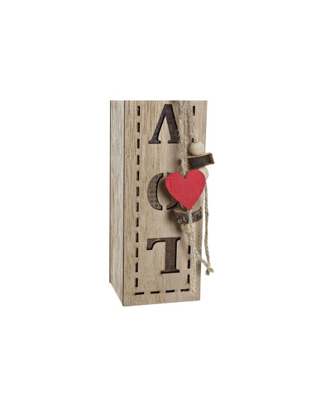 Décoration lumineuse DKD Home Decor Noël Naturel (6,5 x 7,5 x 36 cm) (2 Unités)