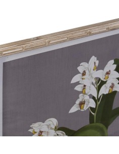 Cadre DKD Home Decor Sapin Verre 50 x 60 x 2,8 cm 50 x 2,8 x 60 cm Fleurs (6 Pièces) 2