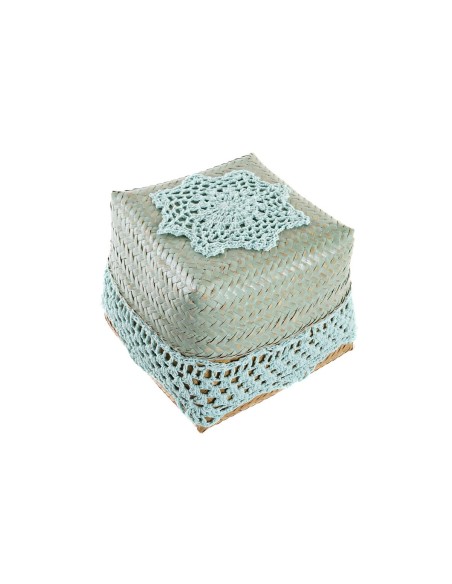 Set de basket DKD Home Decor Coton Bambou (22 x 27 x 27 cm)