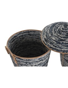 Set de basket DKD Home Decor Rotin Boho (51 x 51 x 65 cm) 2