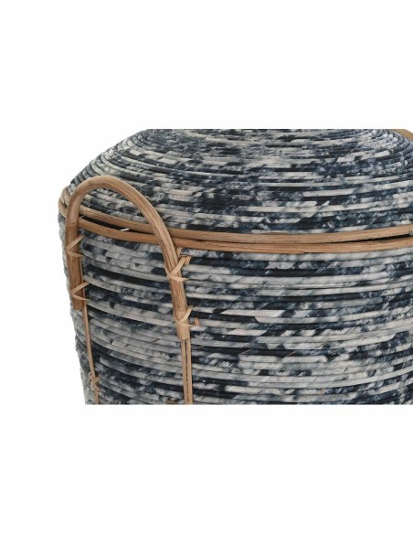 Set de basket DKD Home Decor Rotin Boho (51 x 51 x 65 cm)