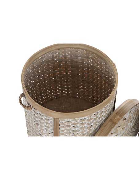 Set de basket DKD Home Decor Bambou (31 x 31 x 45 cm)