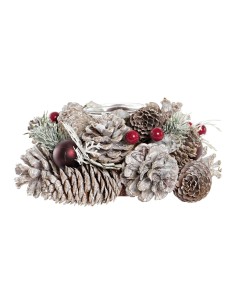 Bougeoirs de Noël DKD Home Decor (19 x 19 x 9 cm) 2