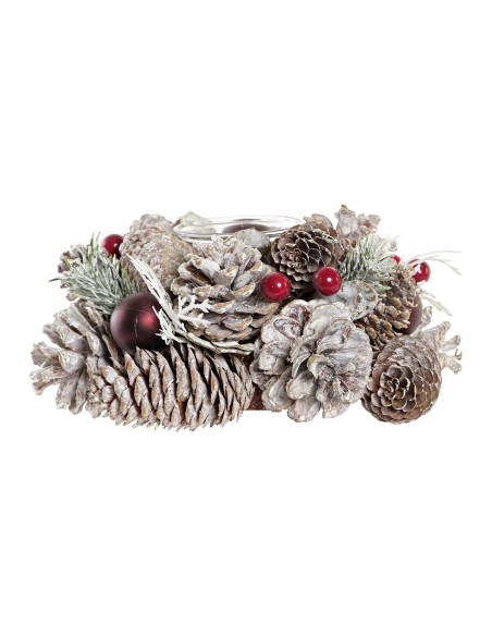 Bougeoirs de Noël DKD Home Decor (19 x 19 x 9 cm)