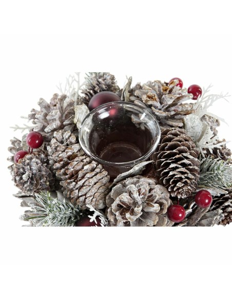 Bougeoirs de Noël DKD Home Decor (19 x 19 x 9 cm)