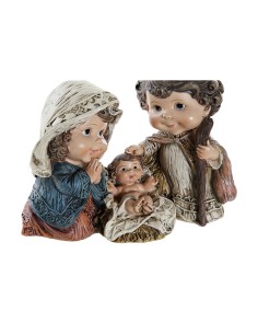Crèche de Noël DKD Home Decor Résine Multicouleur (16 x 9 x 12 cm) (2 Unités) 2