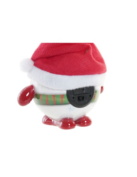 Boule de Noël DKD Home Decor Rouge Blanc PVC Bonhomme de Neige (3 Unités)