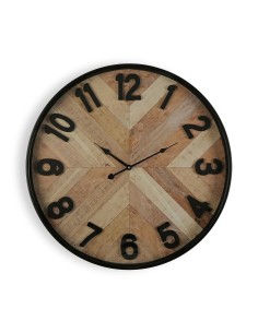 Horloge Murale Versa Bois MDF Bois MDF/Verre (6 x 60 x 60 cm)