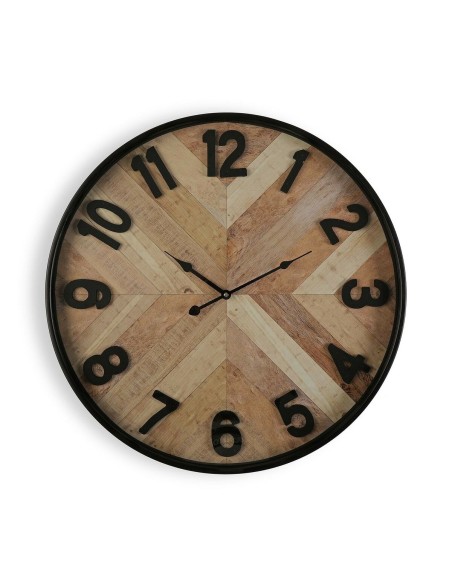 Horloge Murale Versa Bois MDF Bois MDF/Verre (6 x 60 x 60 cm)