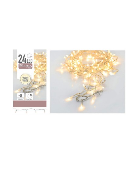 Guirlande lumineuse LED Vert tendre 2,5 m