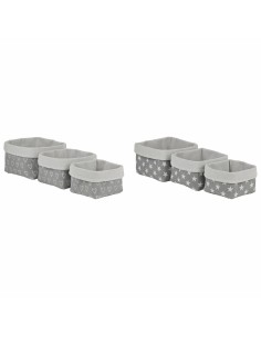 Set de basket DKD Home Decor 23 x 23 x 16 cm (2 Unités)