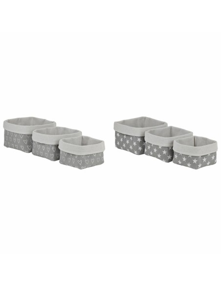 Set de basket DKD Home Decor 23 x 23 x 16 cm (2 Unités)