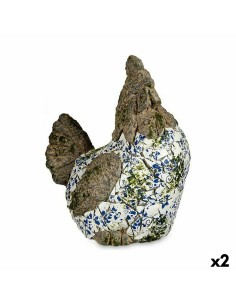 Figure décorative de jardin Ibergarden ZD18060 Polyrésine Poule 22,5 x 39 x 34 cm (2 Unités)