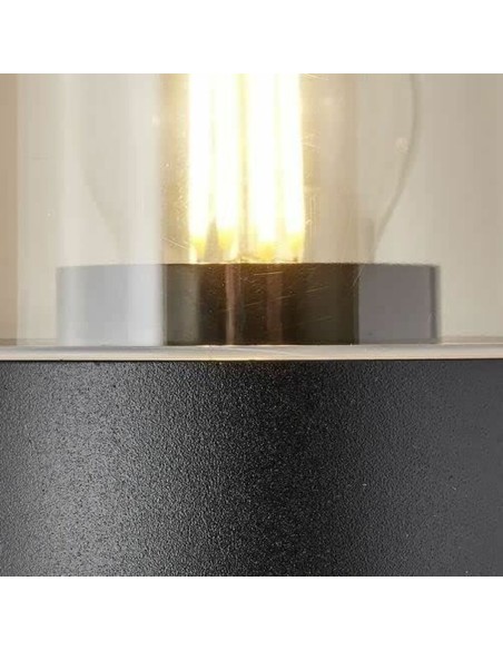 Applique Murale Brilliant Sergioro Extérieur E27 Noir 20 W
