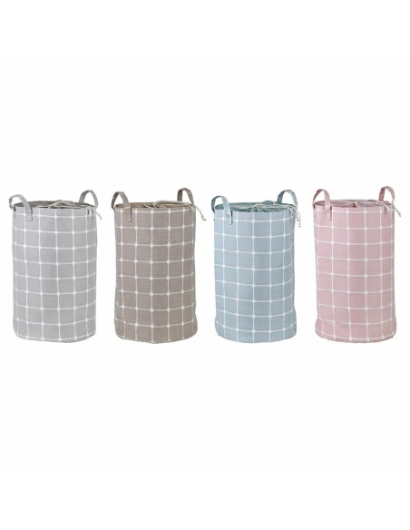Boîte Décorative DKD Home Decor 35 x 35 x 55 cm Polyester Feuille de Mousse (4 Pièces)