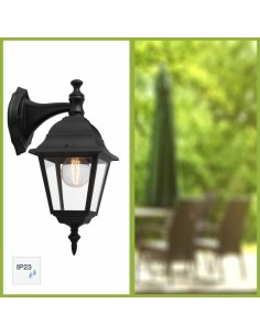 Applique Murale Brilliant 44282/06 Noir Métal 60 W E27 2